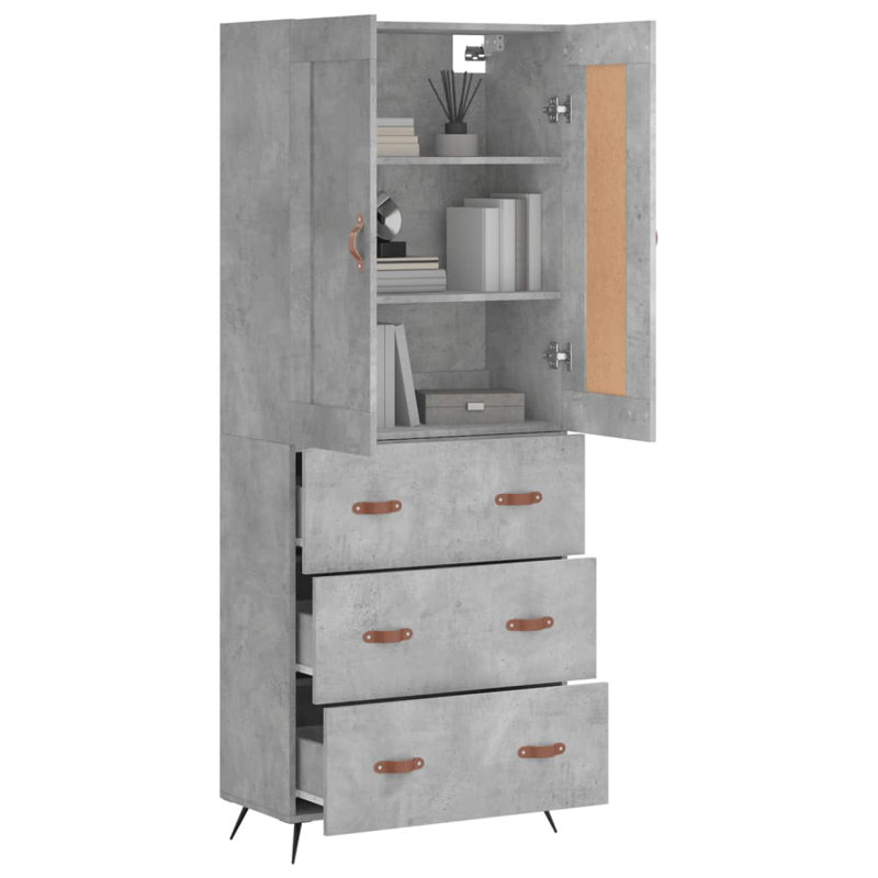 Goudreau Sideboard, Concrete Grey