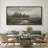 Lake River Landscape " Tranquil Dusk Minimalist Landscape Antique Retro Colorful Bedroom Extra Large Wall Decor "-96074525-111565989
