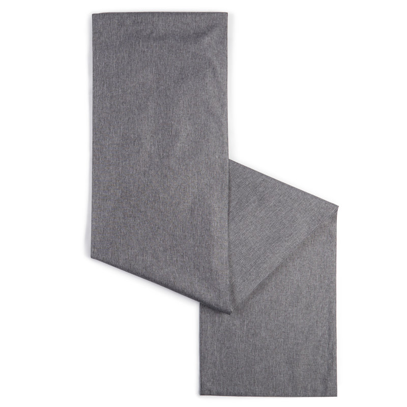 Chemin de table Christabelle, 72 po x 15 po, Gris