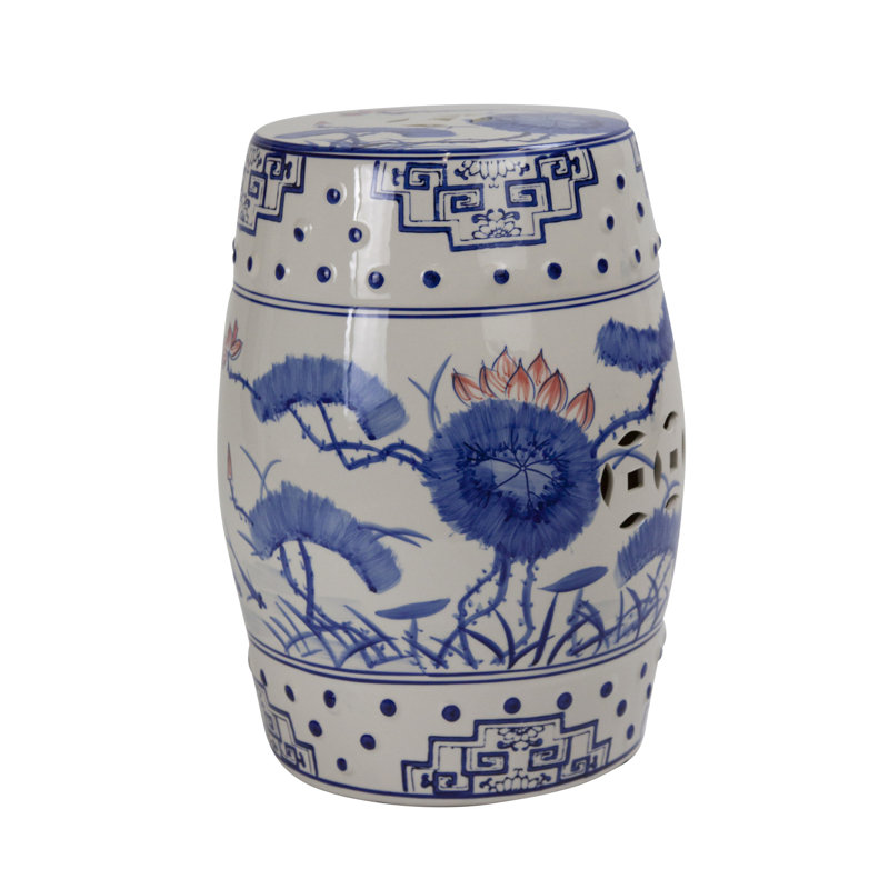 Marshburn Ceramic Accent Stool