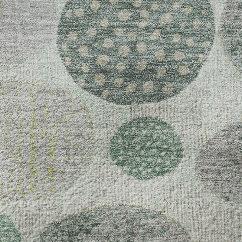 Premium Machine Washable Lonon AMF1952 Geometric Rug, Rectangle 2'6" x 3'10"