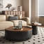 Table basse ronde italienne minimaliste
