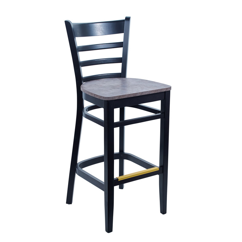 Berkeley 30.25'' Bar Stool, Rustic Copper/Black