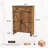Shoe Storage Cabinet With Doors & Drawer-1203653452