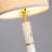 1-Light Round Marble Table Lamp