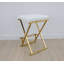 Tory Upholstered Stool with Metal Frame