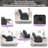 62'' Wide Skin-Friendly Microfiber Manual Reclining Sofas, Recliner Loveseat Set Of 2-1224279088