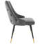 Chaise parsons capitonnée en velours-148914987