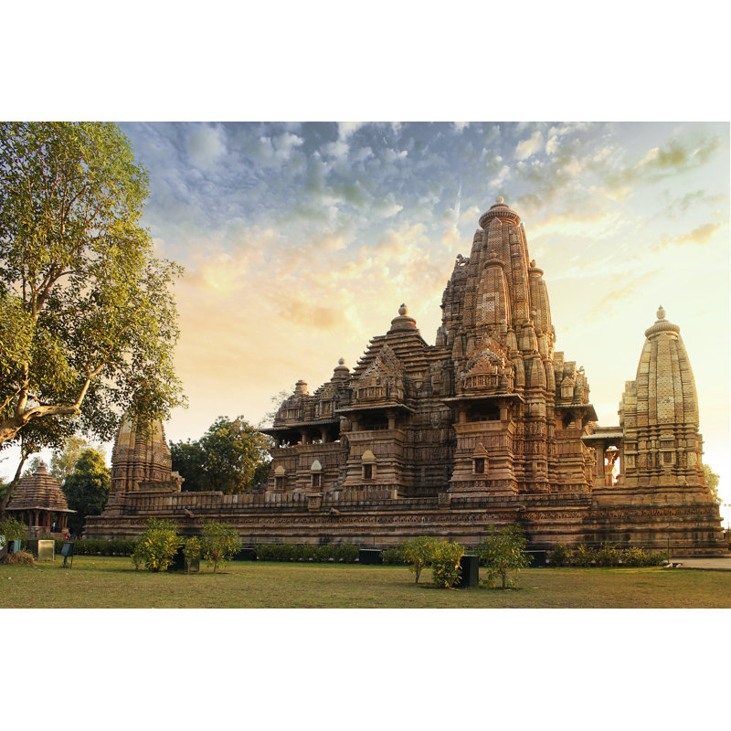 Khajuraho Temple by ShutterBug - Wrapped Canvas Print, 30cm H x 46cm W x 3.8cm D