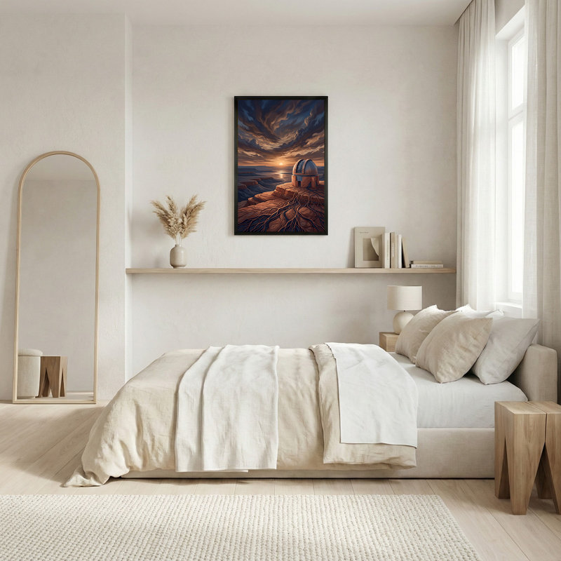 "Dôme sur toile de falaise", 24"H x 16"W