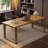 Brown Rectangular Solid Wood desk-108516525
