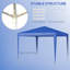 Arvell 2.7m x 2.7m Metal Party Tent-212050037