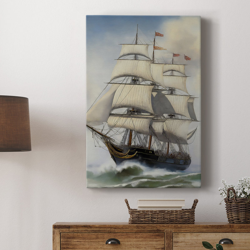 NAUTICAL Series LXIX -Custom Wrapped Gallery Cavas, 27" H x 18" W