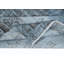 Tapis de bureau moderne bleu clair 5 x 8,6 pi, tapis turc fait à la main en bleu ciel