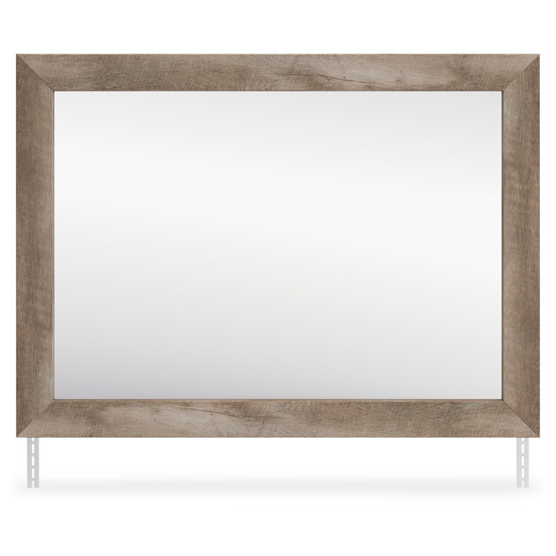 Johnnell Engineered Wood Rectangle Mirror