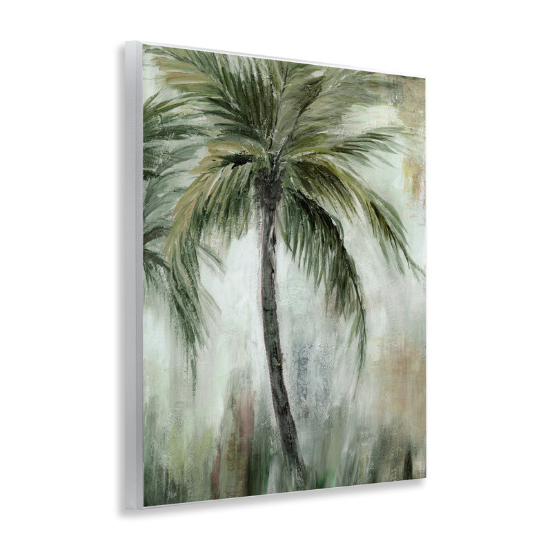  Art mural sur toile "Fanning Palms Impression" par Nan