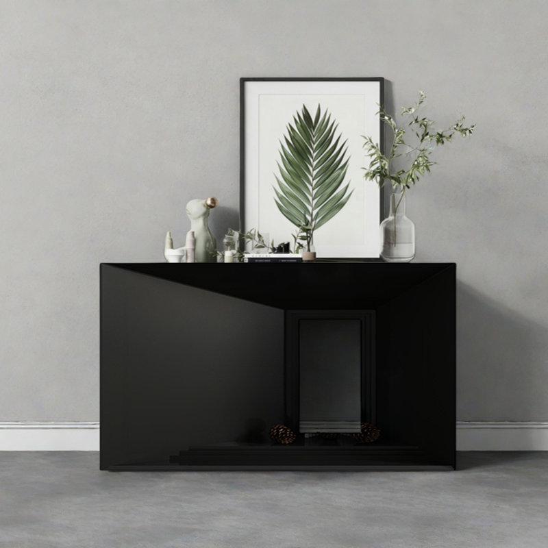Console Modern Minimalist, Noir, H 31,5 po x l 55,12 po x P 13,78 po