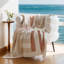 Double Stitch 100% Cotton Soft Knit Throw for Couch Geometric Pattern-108939587-108939589