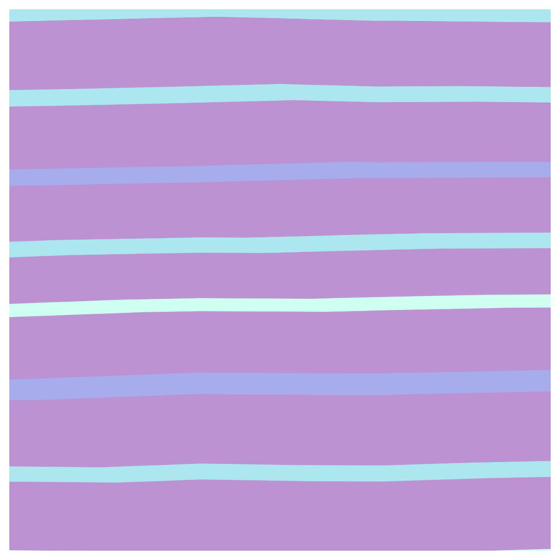 Tapis de bain mauve à rayures bleues, L 24 po x L 17 po
