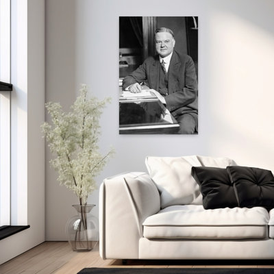 1920S Portrait Herbert C. Hoover 1874-1964 31St American President Republican Depression Stock Market Crash Boulder Dam Classic Retro Vintage Portr...