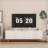 White TV Stand Fluted 68" t