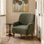 Upholstered Armchair with Footstool-885049400