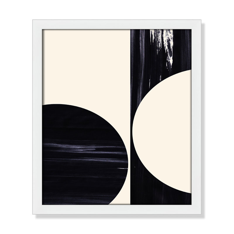«Opposite», impression encadrée, Papier blanc satiné, H 15 po x l 13 po x P 0,75 po