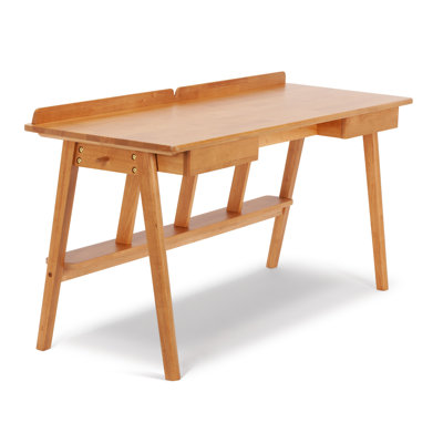 Bureau en bois massif 63 po Nasia