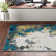 Kohn Machine-Woven Abstract Blue/Yellow/Beige Area Rug