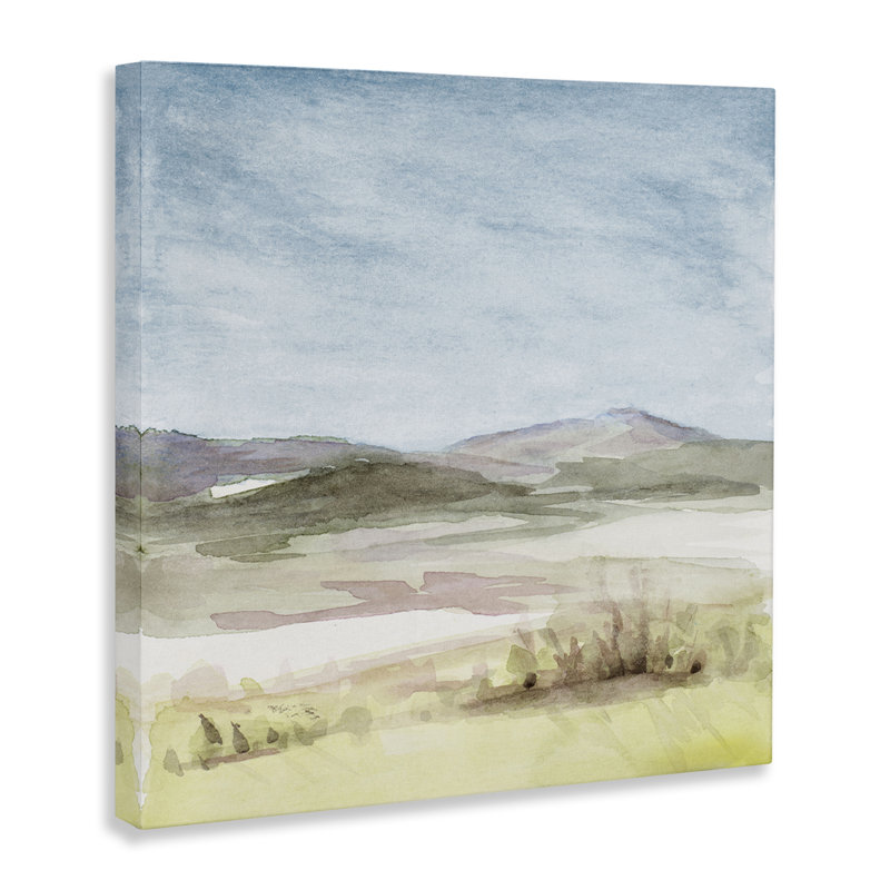 «Crisp Morning Mountains», art mural sur toile par Lanie Loreth, H 30 po x l 30 po