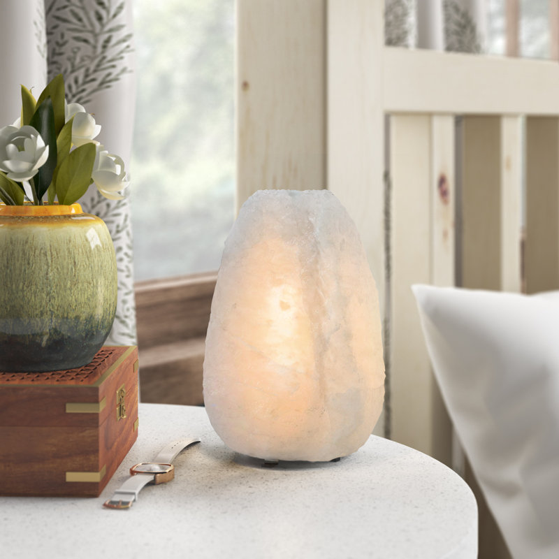 Lampe de sel blanche Bartley Himalayan Glow