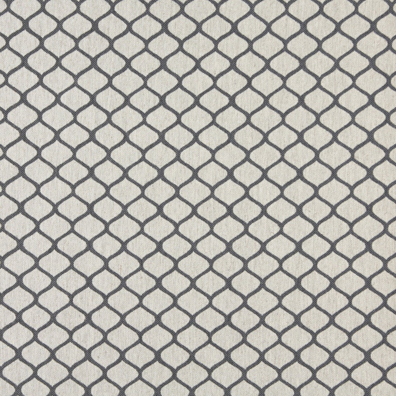 Tissu de lin géométrique, Bleu 1