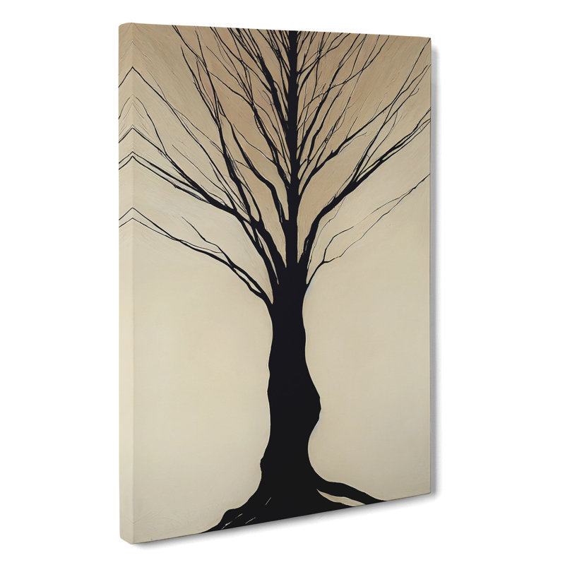 Simplistic Tree - Wrapped Canvas, 60cm H x 40cm W x 3cm D
