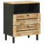 50cm W Solid Wood Bedside Table