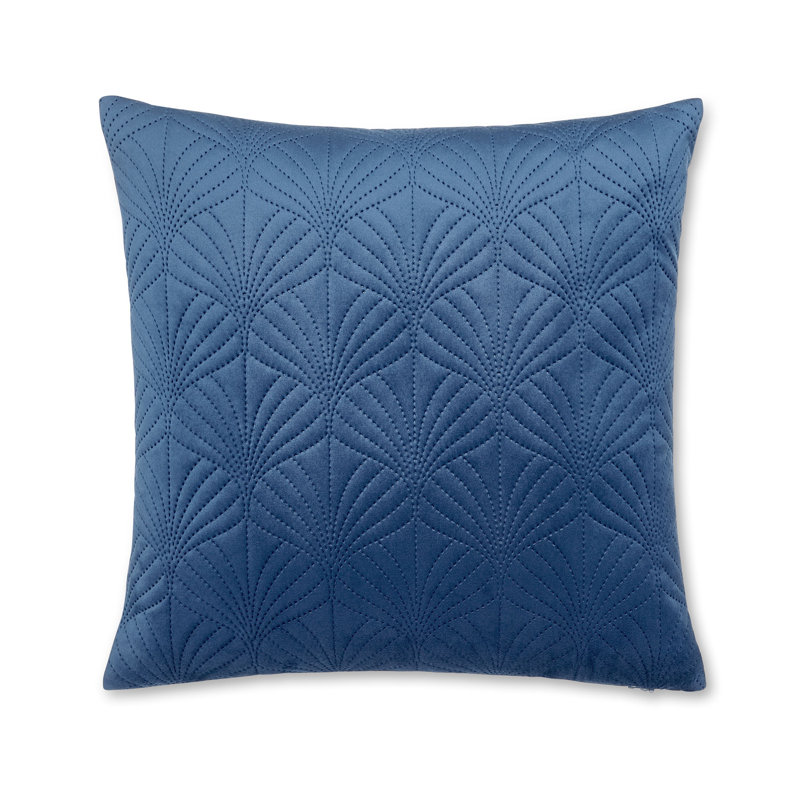 Art Deco Pearl 45x45cm Cushion with inner, Navy Blue