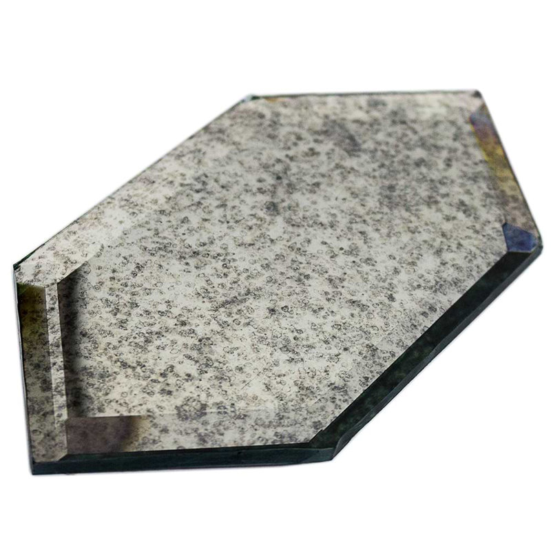 Paris 8x4 Beveled Hexagon Mirror Tile