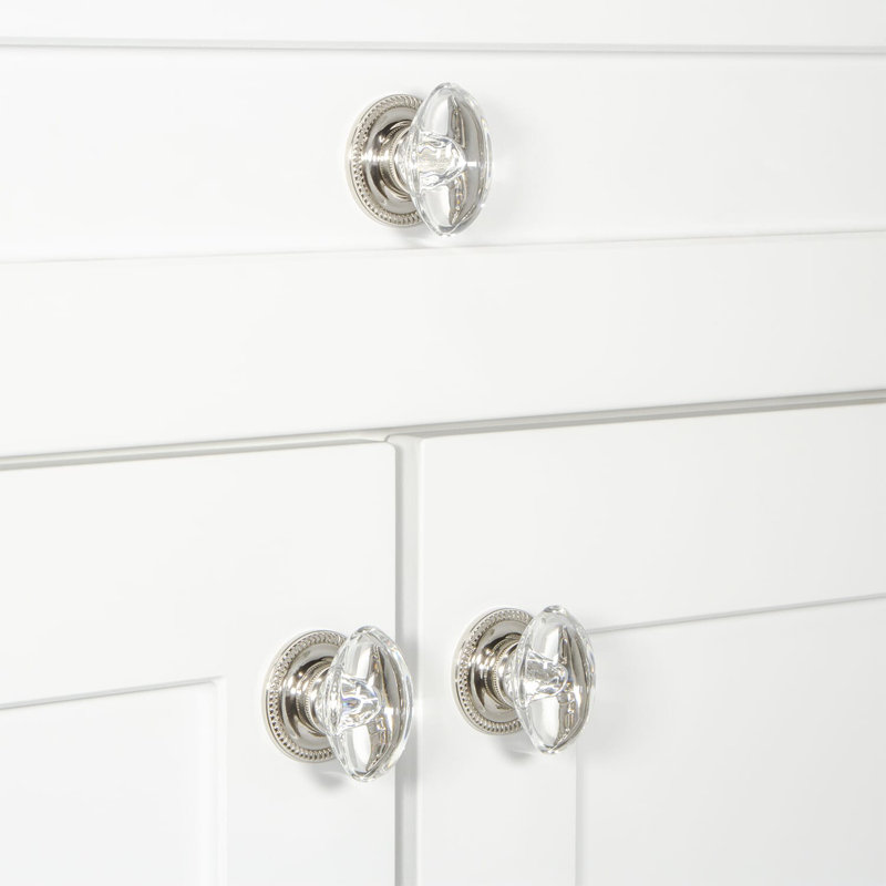 Provence Cabinet Knob, Polished Nickel