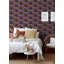 Retro Esme Pink Peel and Stick Wallpaper-1162410317