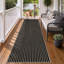 Tapis tissé antidérapant en jute