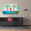 «Tropical Island» par Andrea Haase, estampe numérique sur toile-1365446897