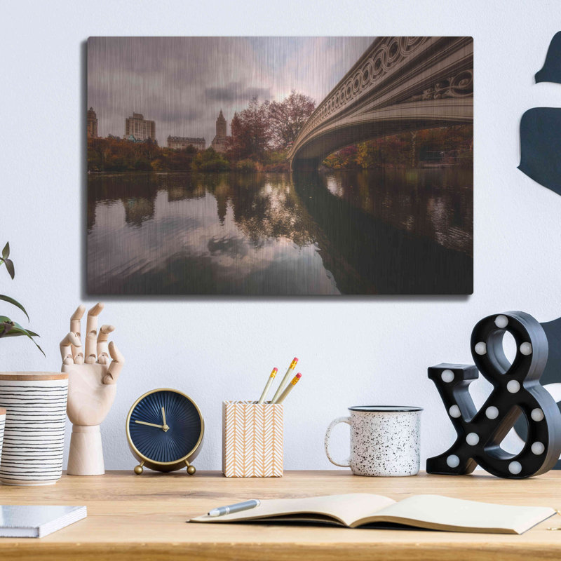 «The Bow Bridge» par Bruce Getty, H 12 po x l 16 po