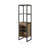 Narik Weathered Oak Finish Wine Rack