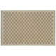 Azle Checkered Handmade Flatweave Wool Area Rug in Beige/Tan