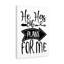 Plans For Me - Wrapped Canvas Print-335166034
