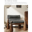 Chaise de loisir en bois massif à rayures de style médiéval