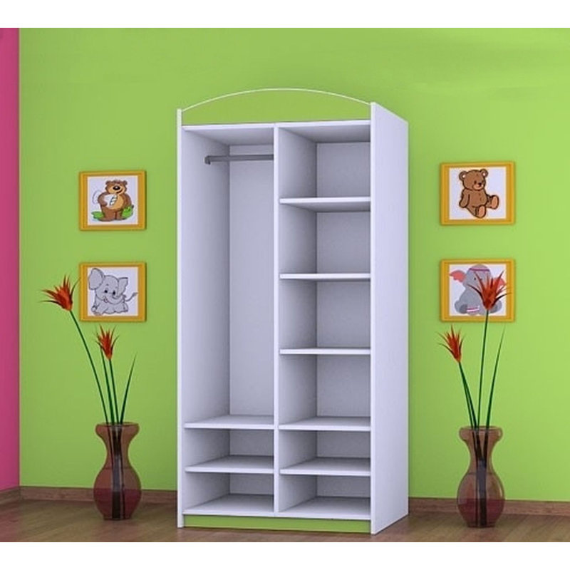 Gauthier 2 Door Wardrobe, Green