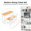 Burgan 2 - Person Dining Set-1093175990-1093175988