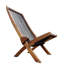 Chaise pliante en bois pour le repos à l'intérieur - Élégant sans assemblage