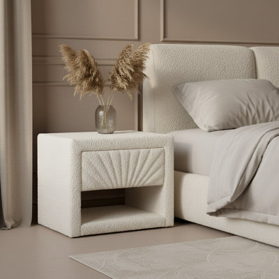 Table de chevet Baris ivoire
