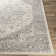Benoit Oriental Charcoal/Light Beige Area Rug